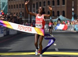 Η Rose Chelimo από το Μπαχρέιν παγκόσμια πρωταθλήτρια στον Μαραθώνιο Γυναικών