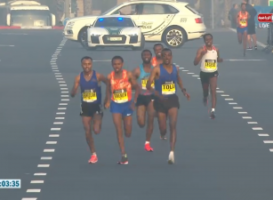Εκπληκτικός αγώνας στον Dubai Marathon!